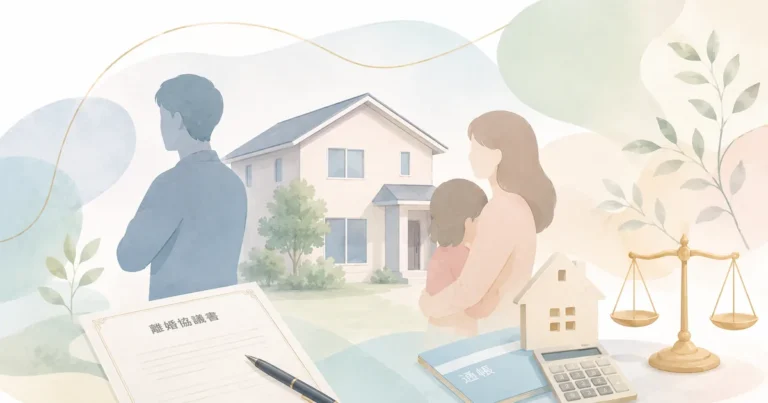 持ち家×離婚　夫側が住宅ローンを負担～妻側へ持ち家の名義変更のパターン解説
